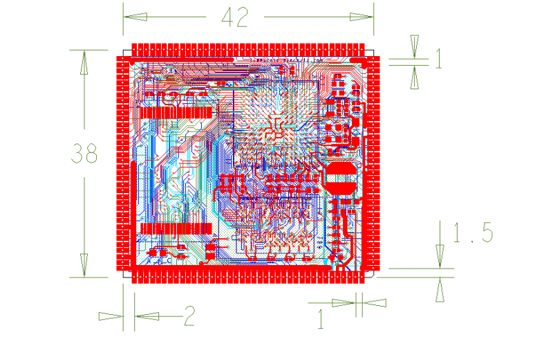 IMX287双网口工控核心板PCB