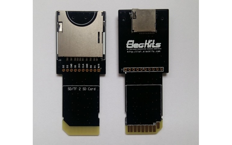 TF SD to SD测试转接卡 SDIO信号测试板 mircoSD小卡转大卡