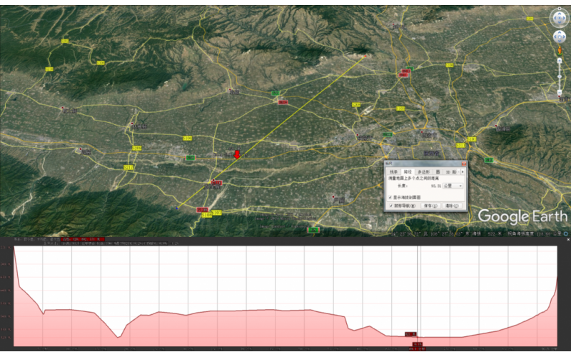 产品测试–DR系列mesh自组网电台100km空空视距测试