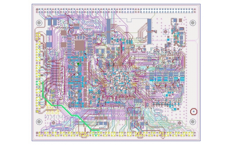 海思Hi3516A核心板 6层板多BGA PCB Layout